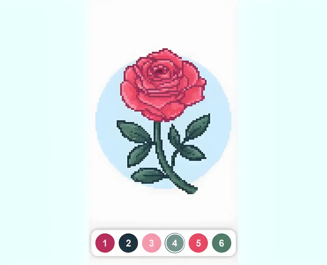 按数字像素着色颜色