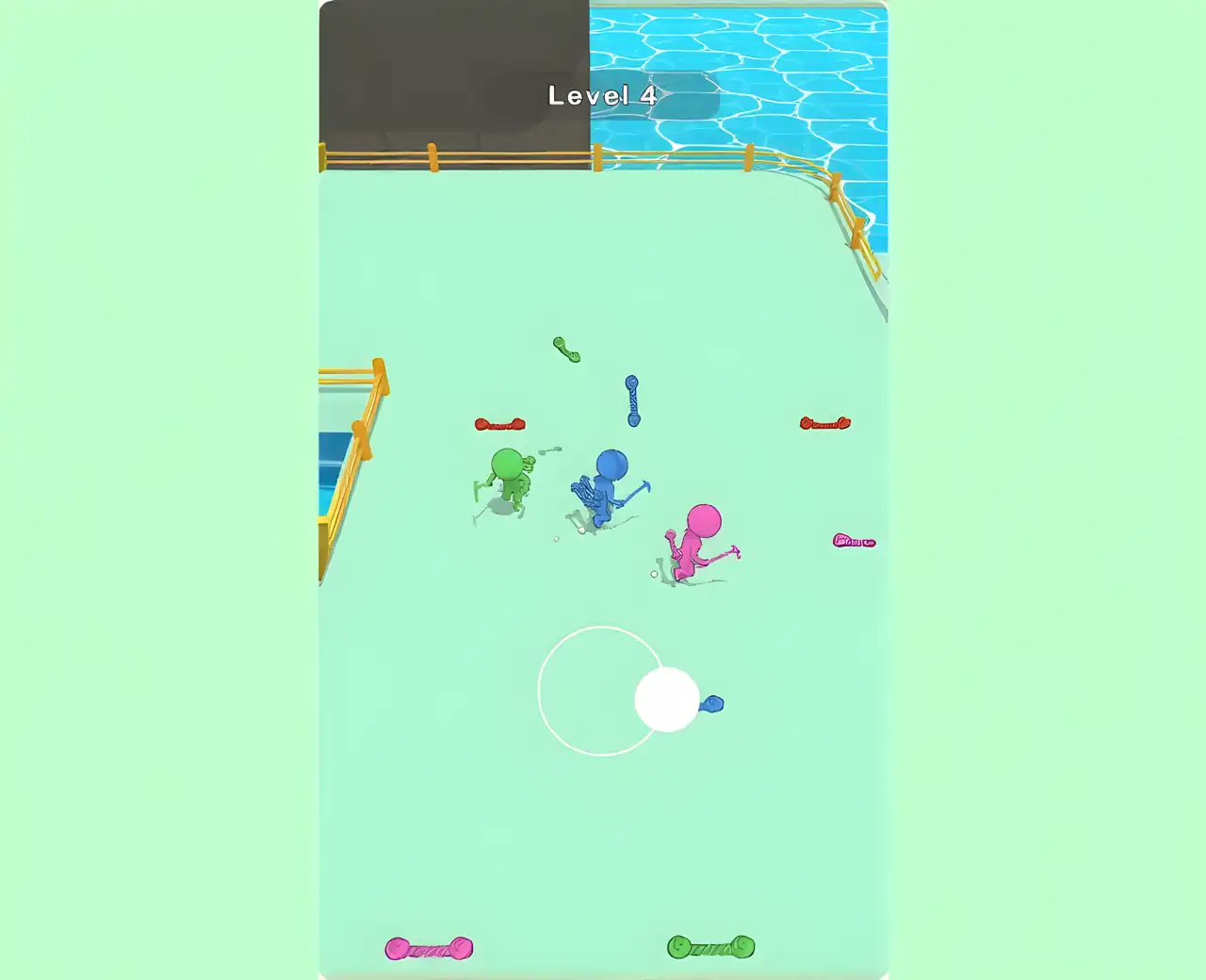 攀登比赛：叠梯子