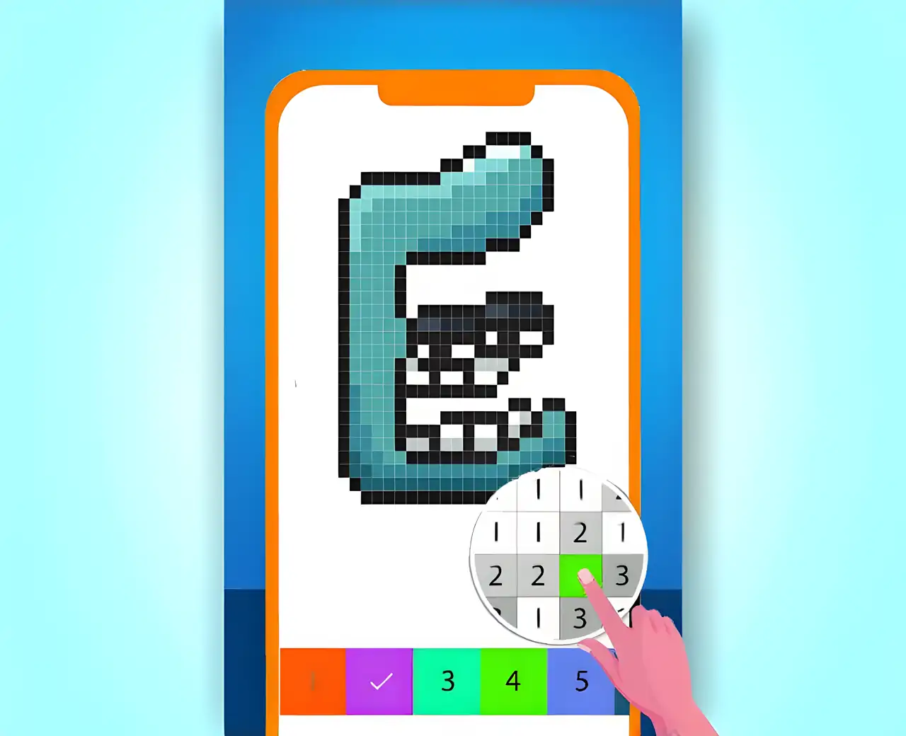 按数字油漆的字母颜色