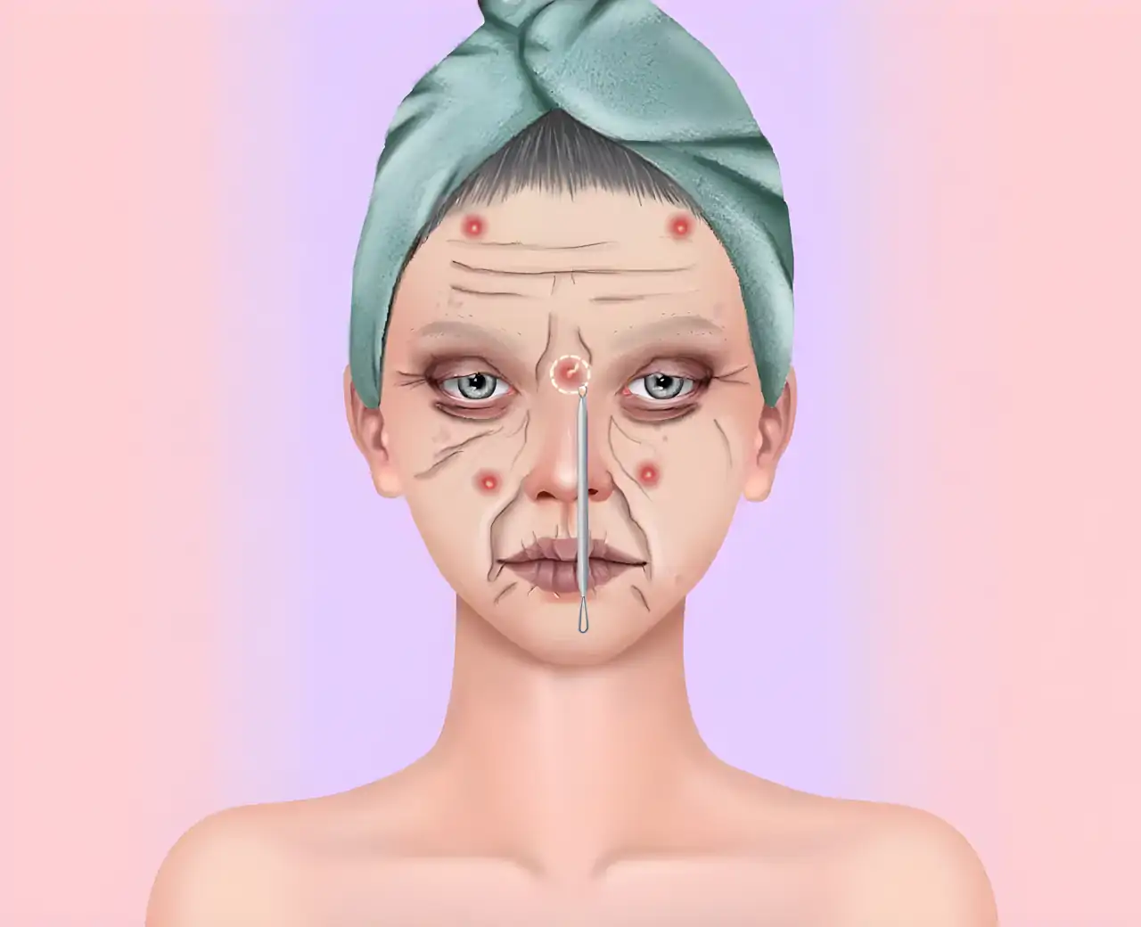 美容点：化妆游戏