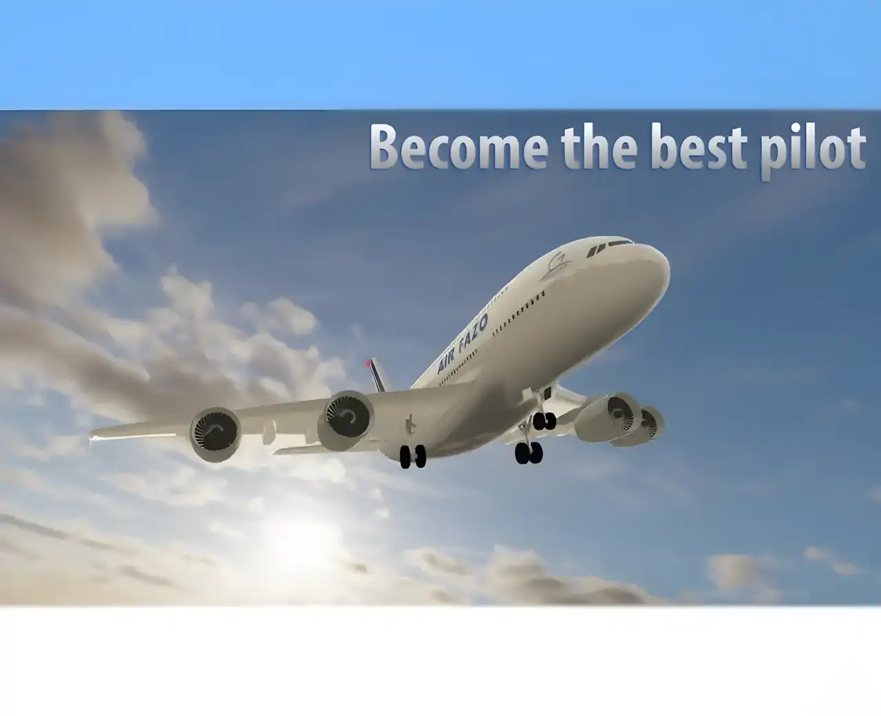 现代飞行驾驶模拟器