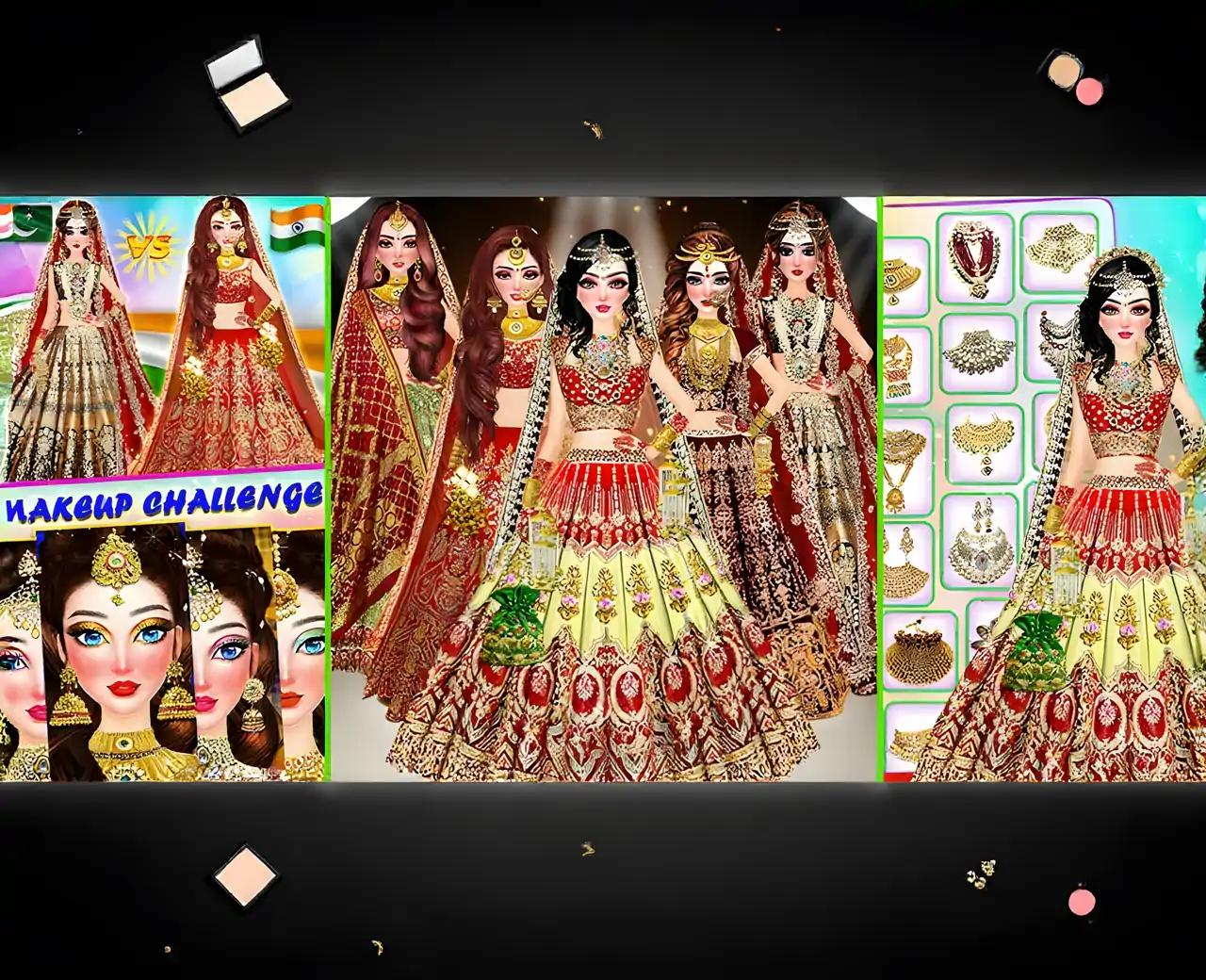 印度新娘装扮女孩