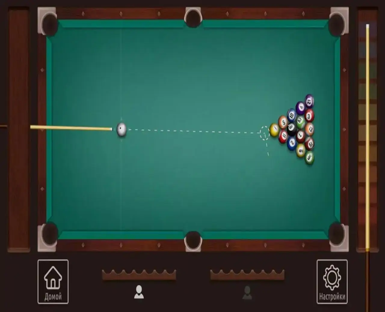 美式台球8球台球