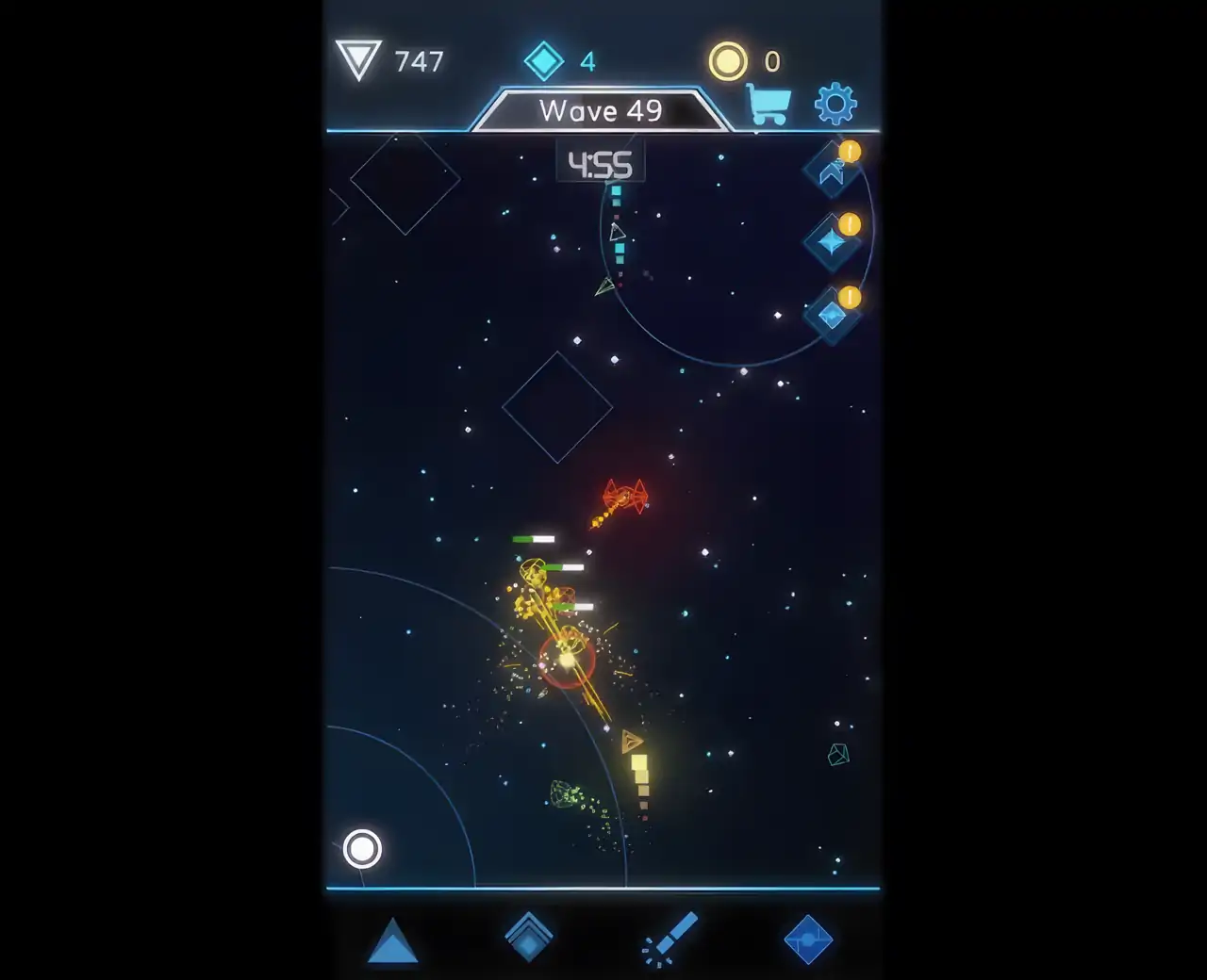 小行星:空闲挑战