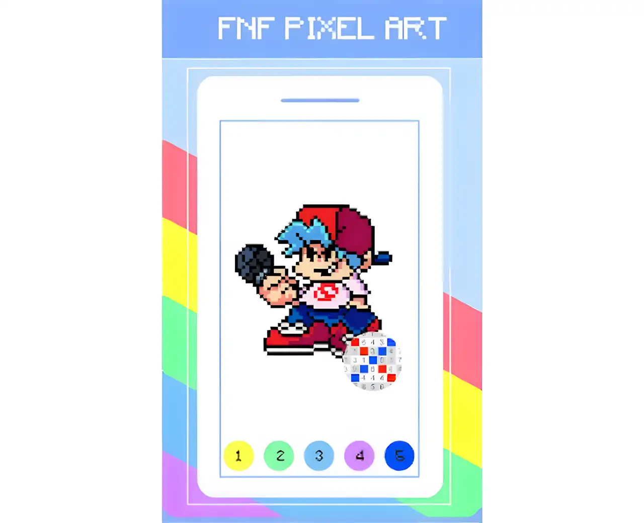 像素艺术星期五晚上有趣的游戏