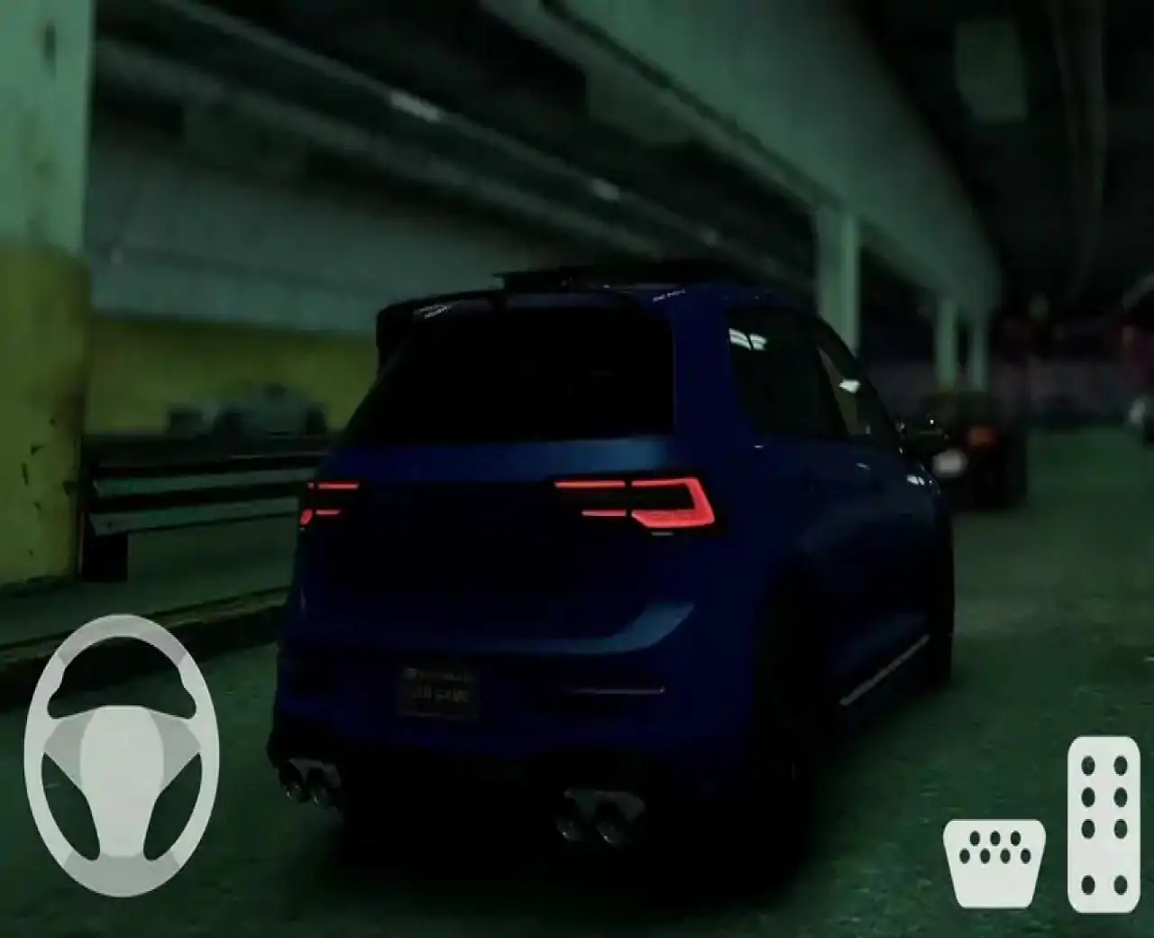 高尔夫GTI车:出租车司机&停车