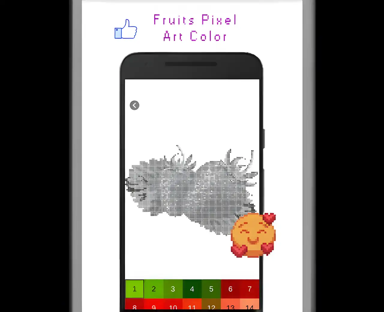 水果像素艺术色彩