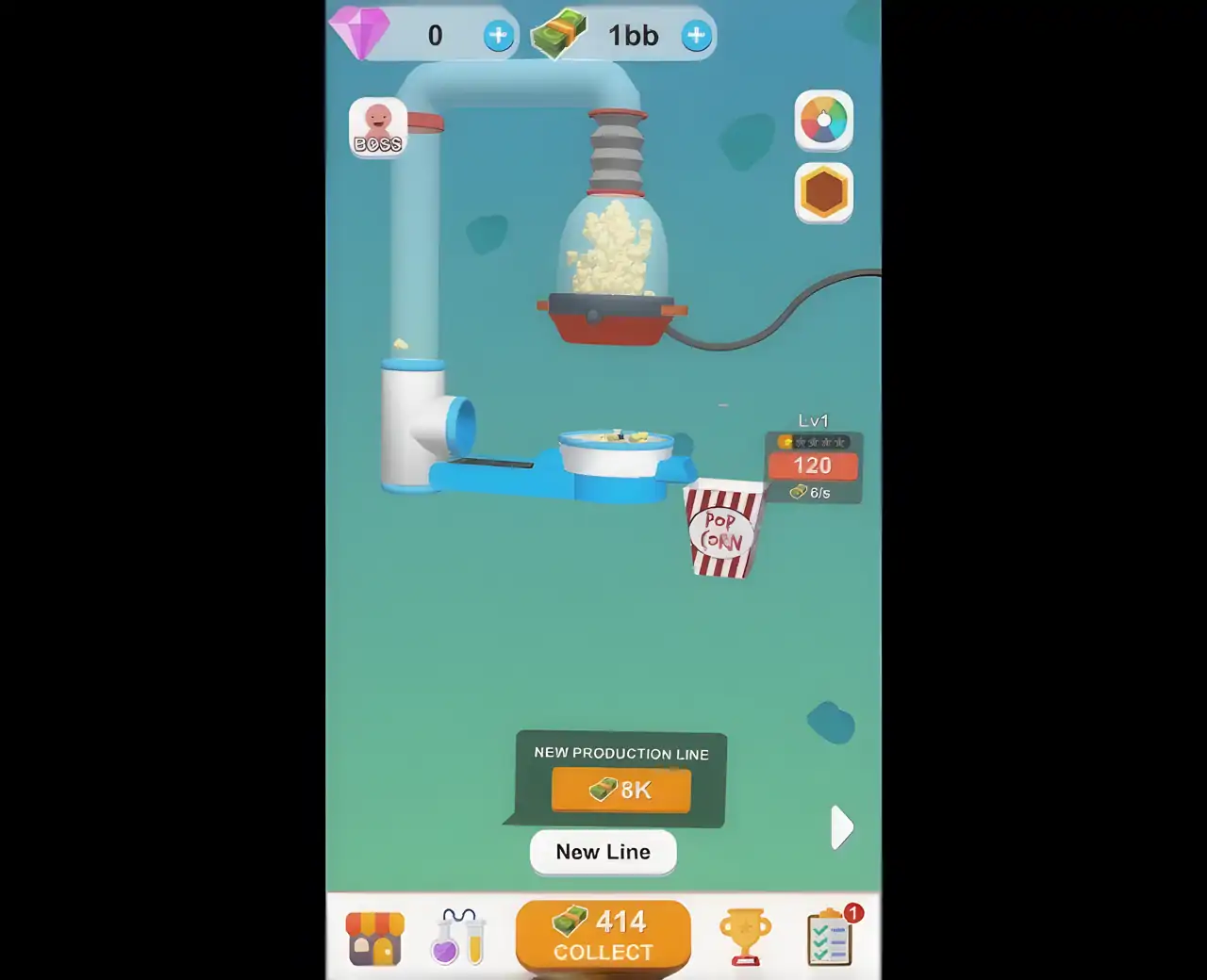 闲置爆米花工厂