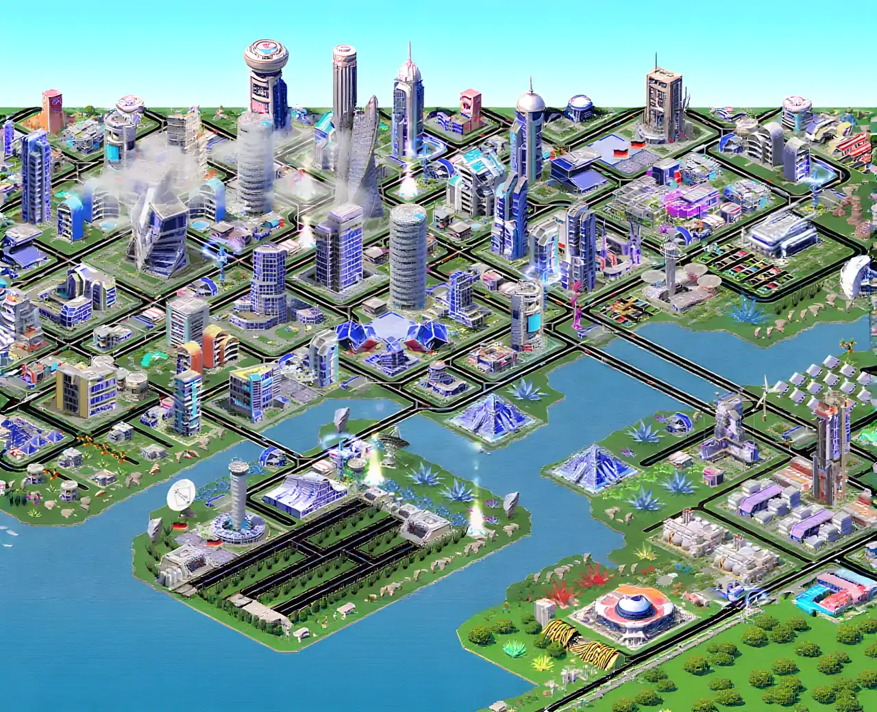 太空城市：镇建设SIM