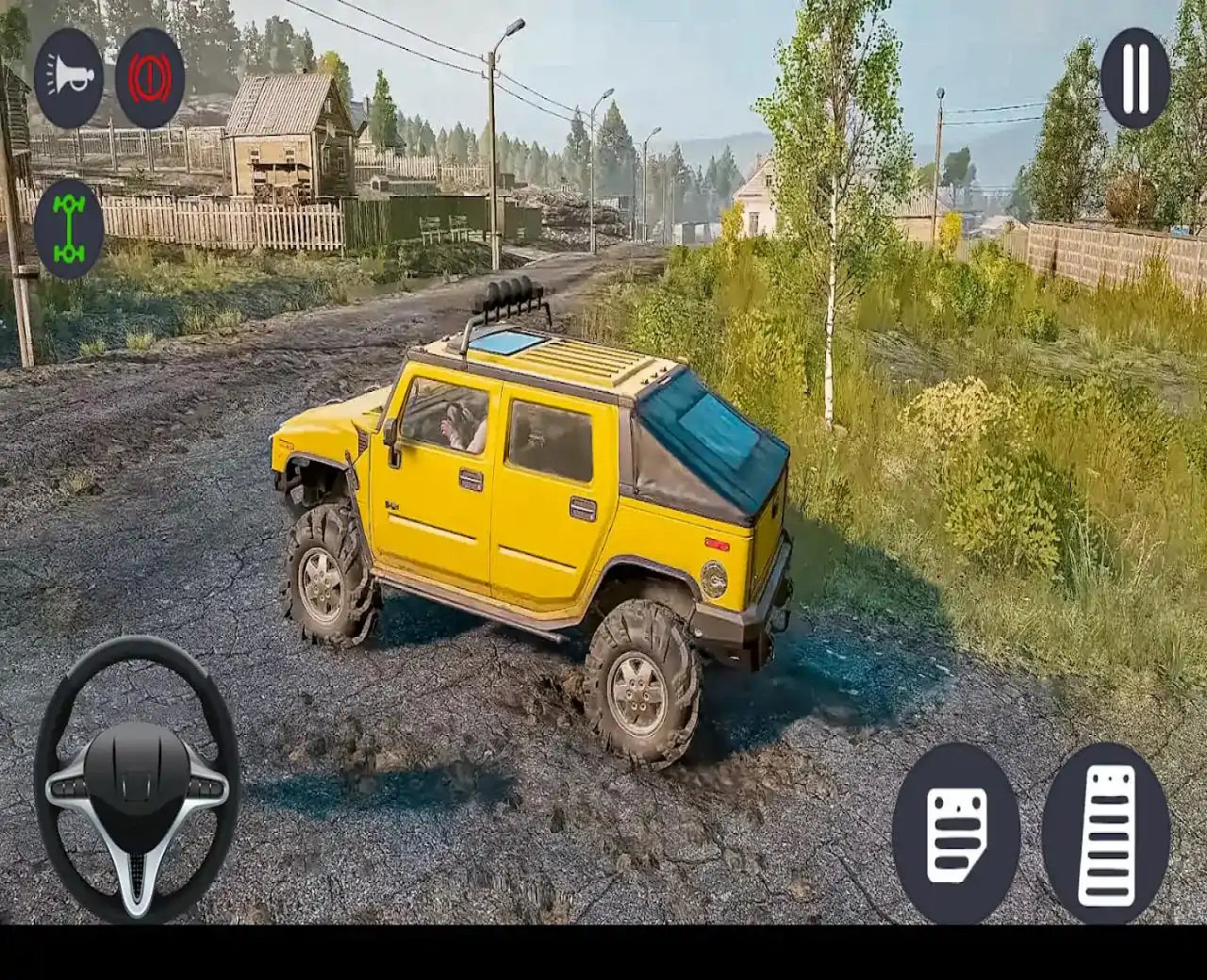 4x4吉普车越野车驾驶