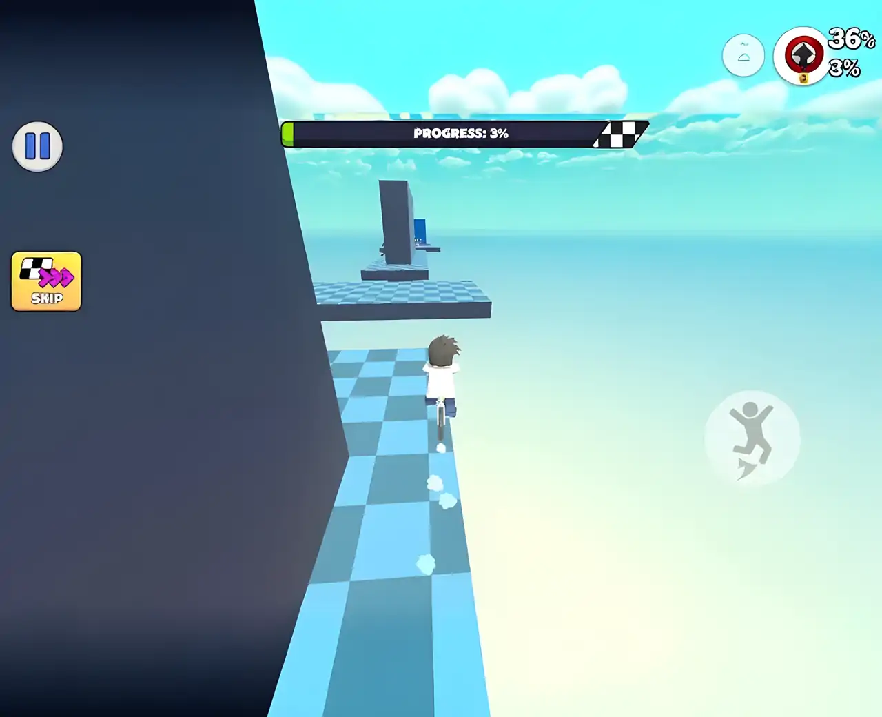 自行车跑酷：奥比游戏