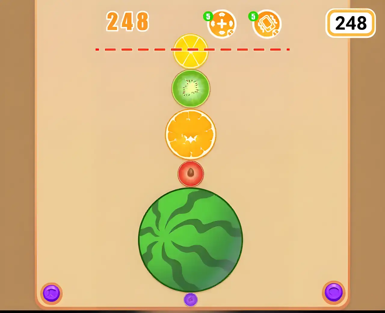 水果粉碎-合并西瓜