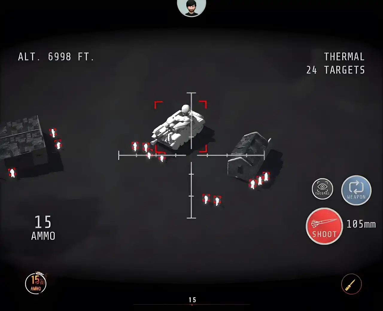 武装直升机攻击