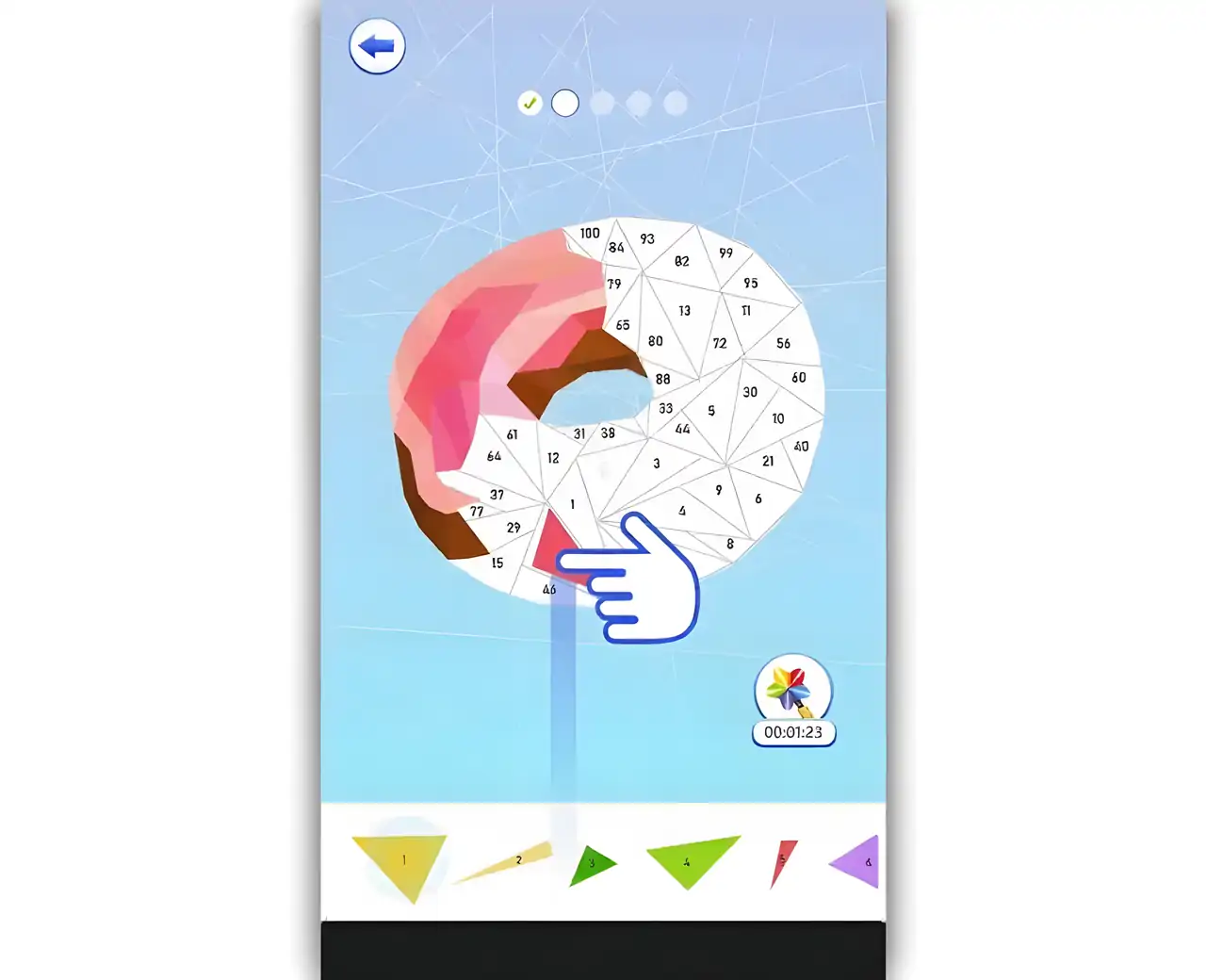 PolyArt：带有三角形拼图的多边形形状的艺术书