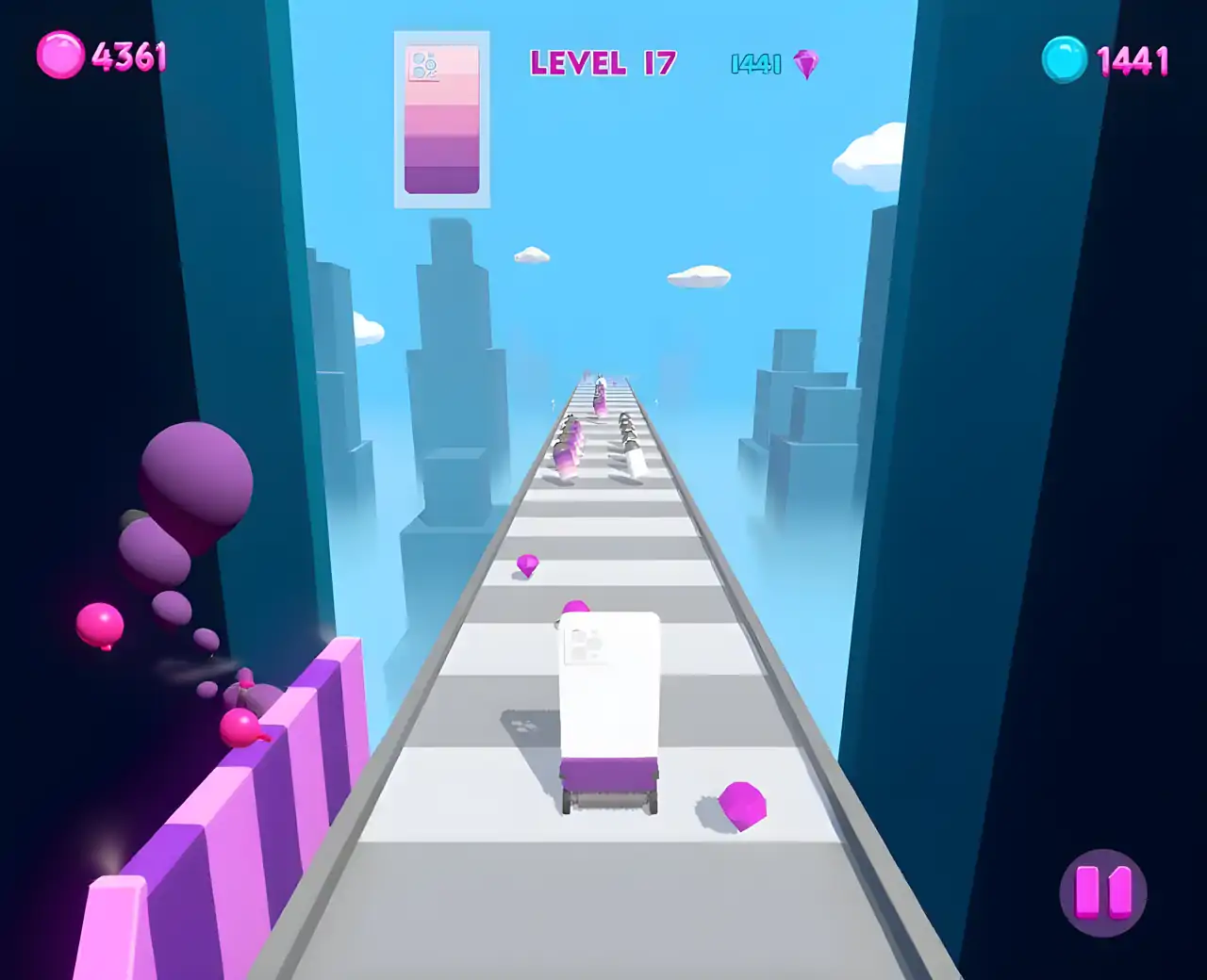 手机案件运行3D:DashRunner