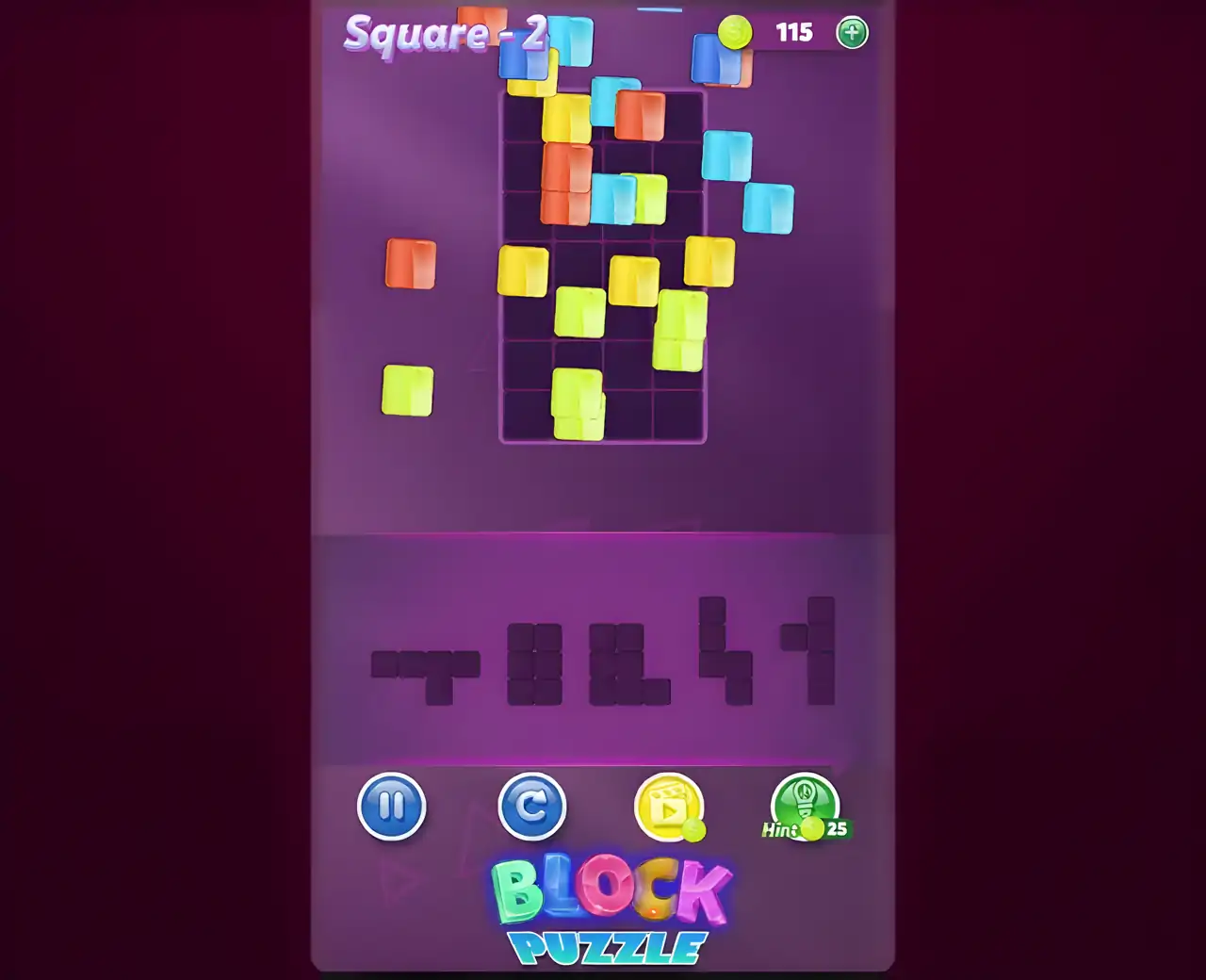 方块拼图：七巧板