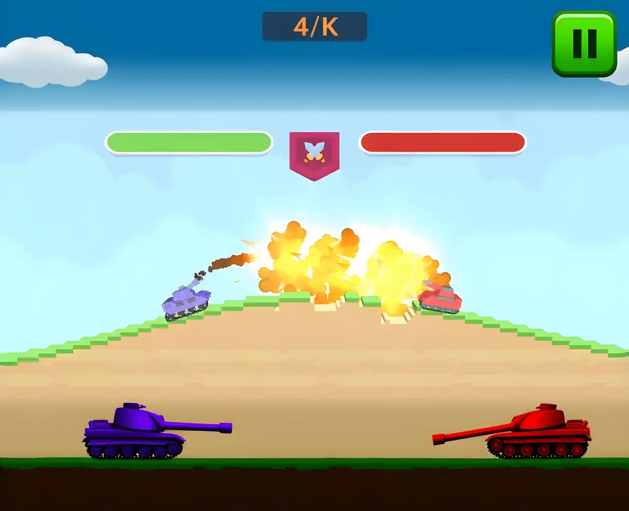 VoxelTankHero-战斗游戏