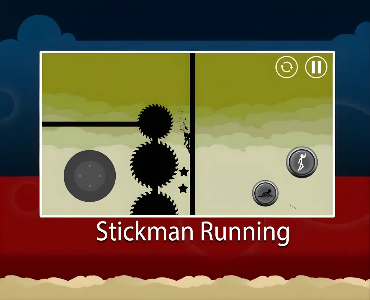 火柴人跑酷跳跃