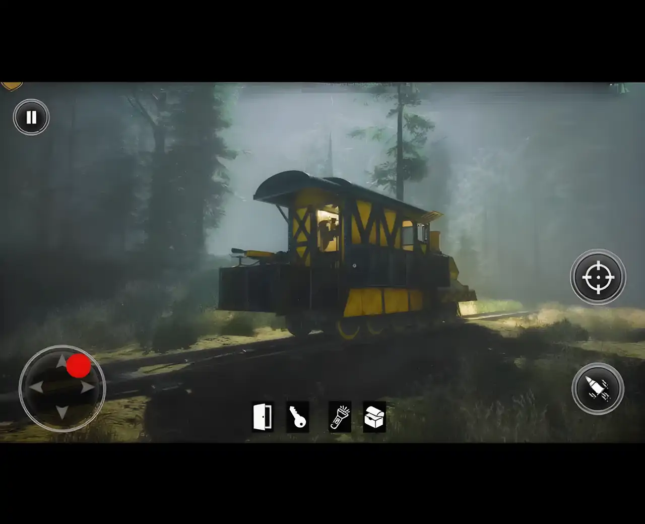 可怕的火车隐藏逃生游戏