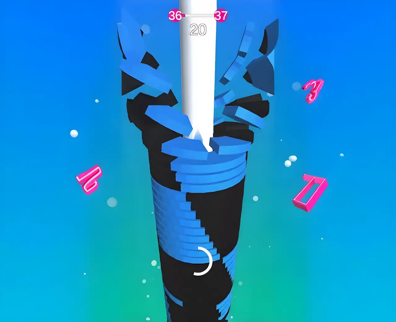 螺旋粉碎爆炸3D