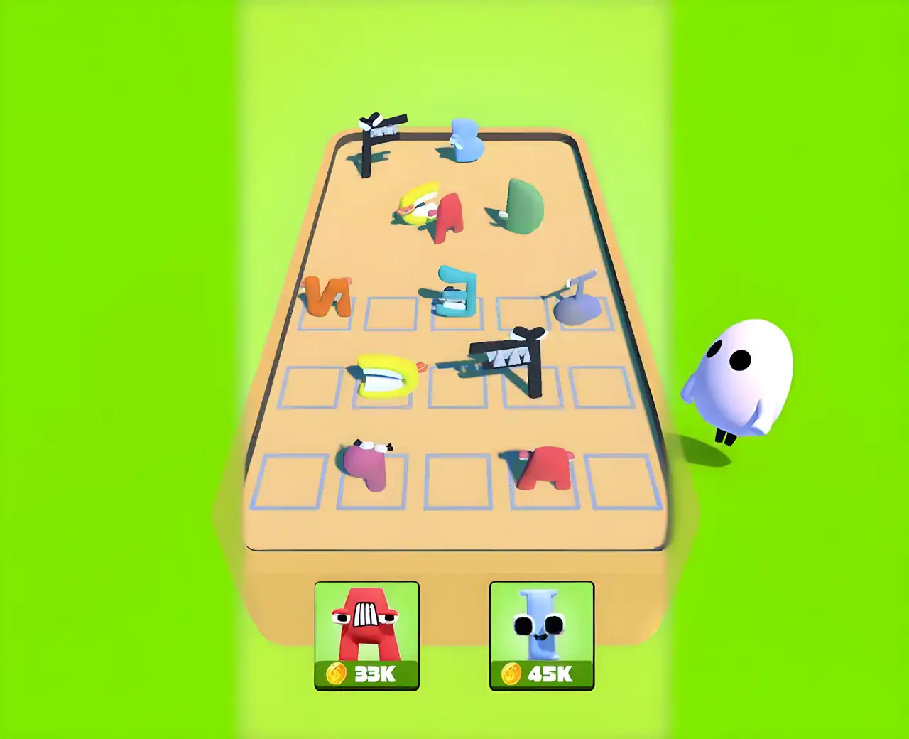 合并战斗：字母跑3D