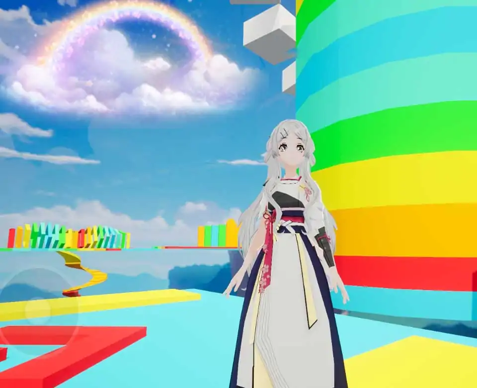 假期超简单彩虹跑酷