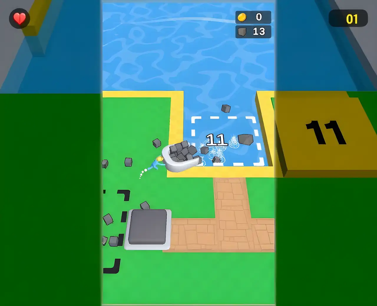 收集立方体建设者