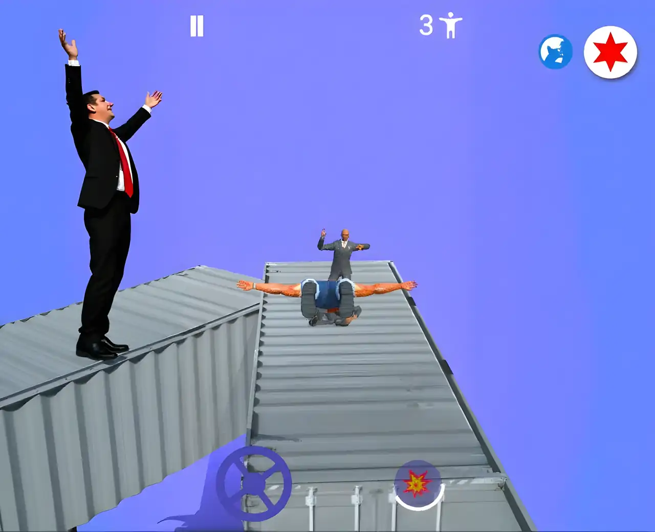 CannonShot3D：踢坏人