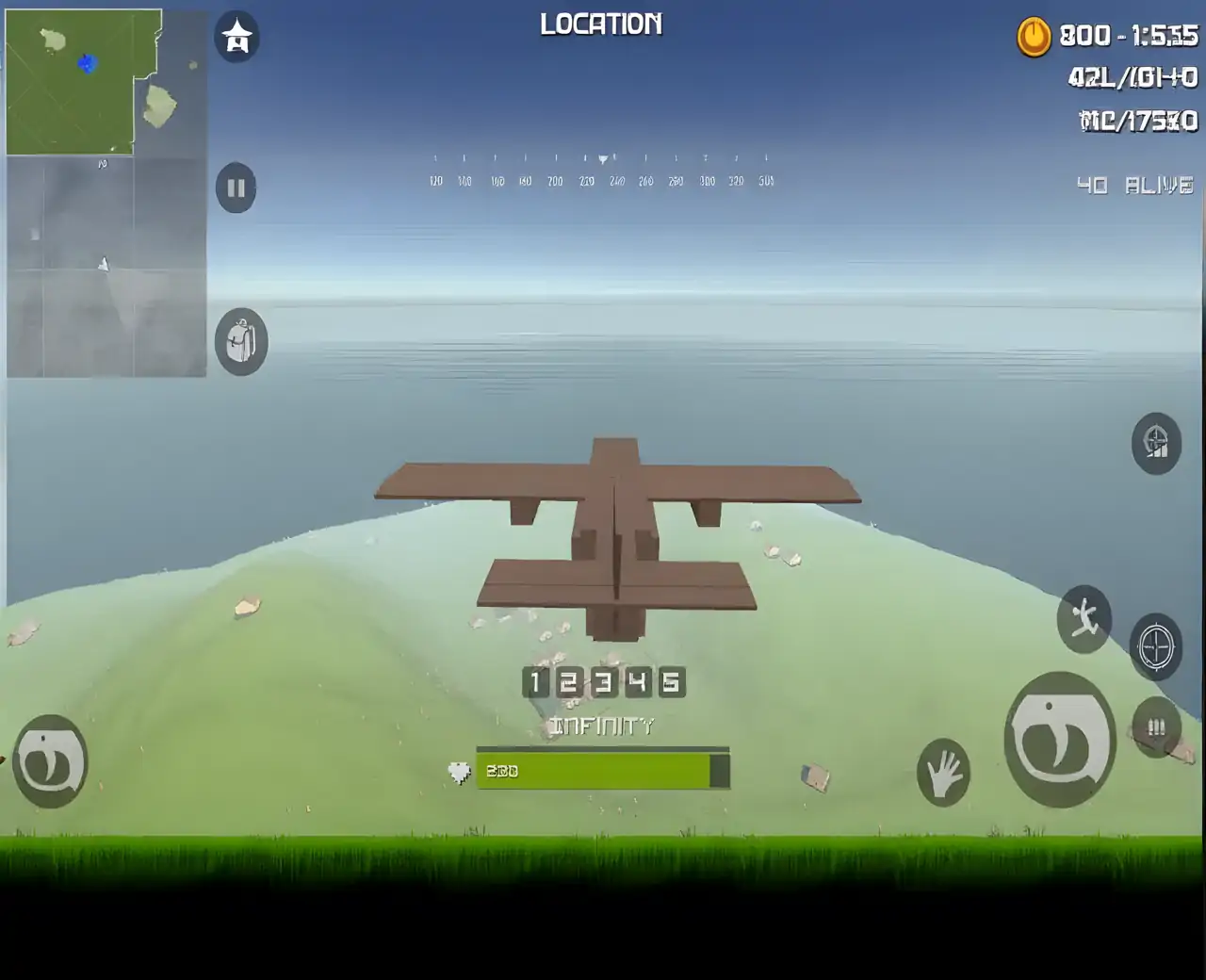 对幸存者进行射击