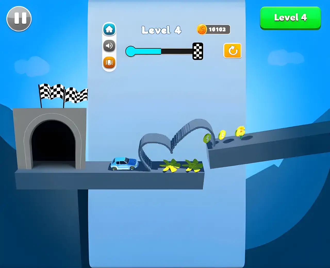 画线：汽车爬升3D