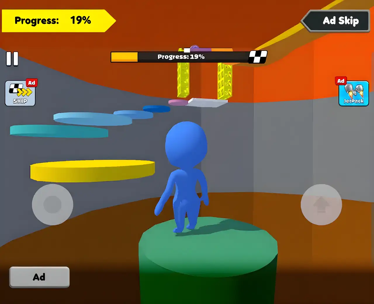 跑酷拉什：奥比小游戏