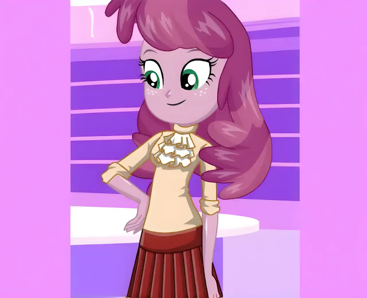 女孩们盛装打扮