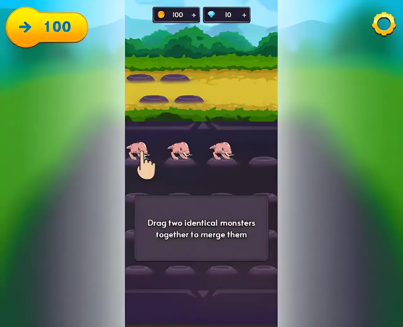 怪物VS猎人:合并空闲RPG战斗机