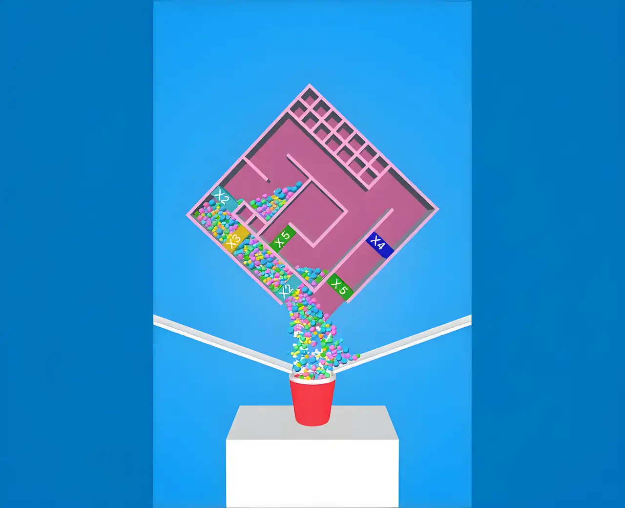 多迷宫旋转球3D