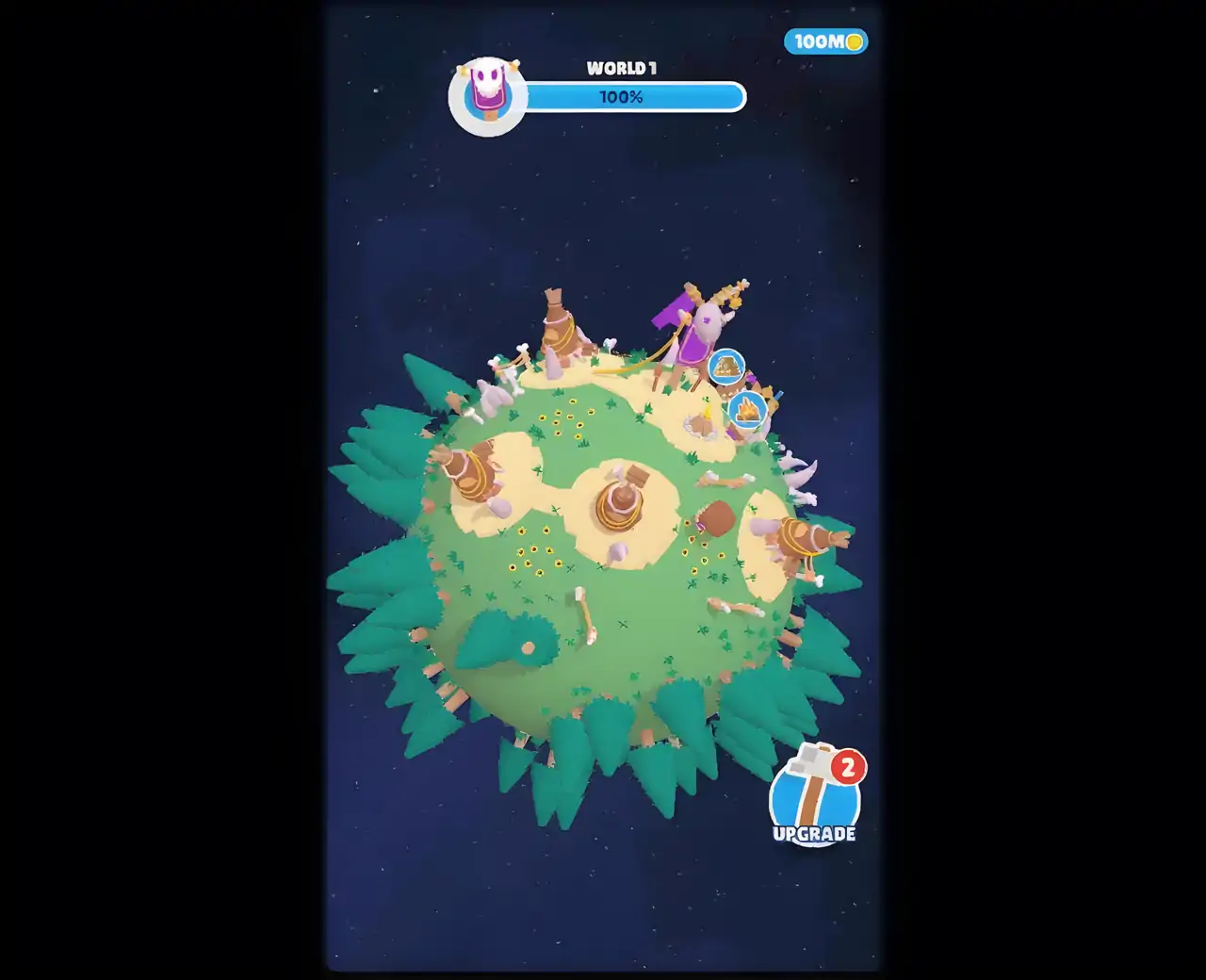 放置成长中的星球