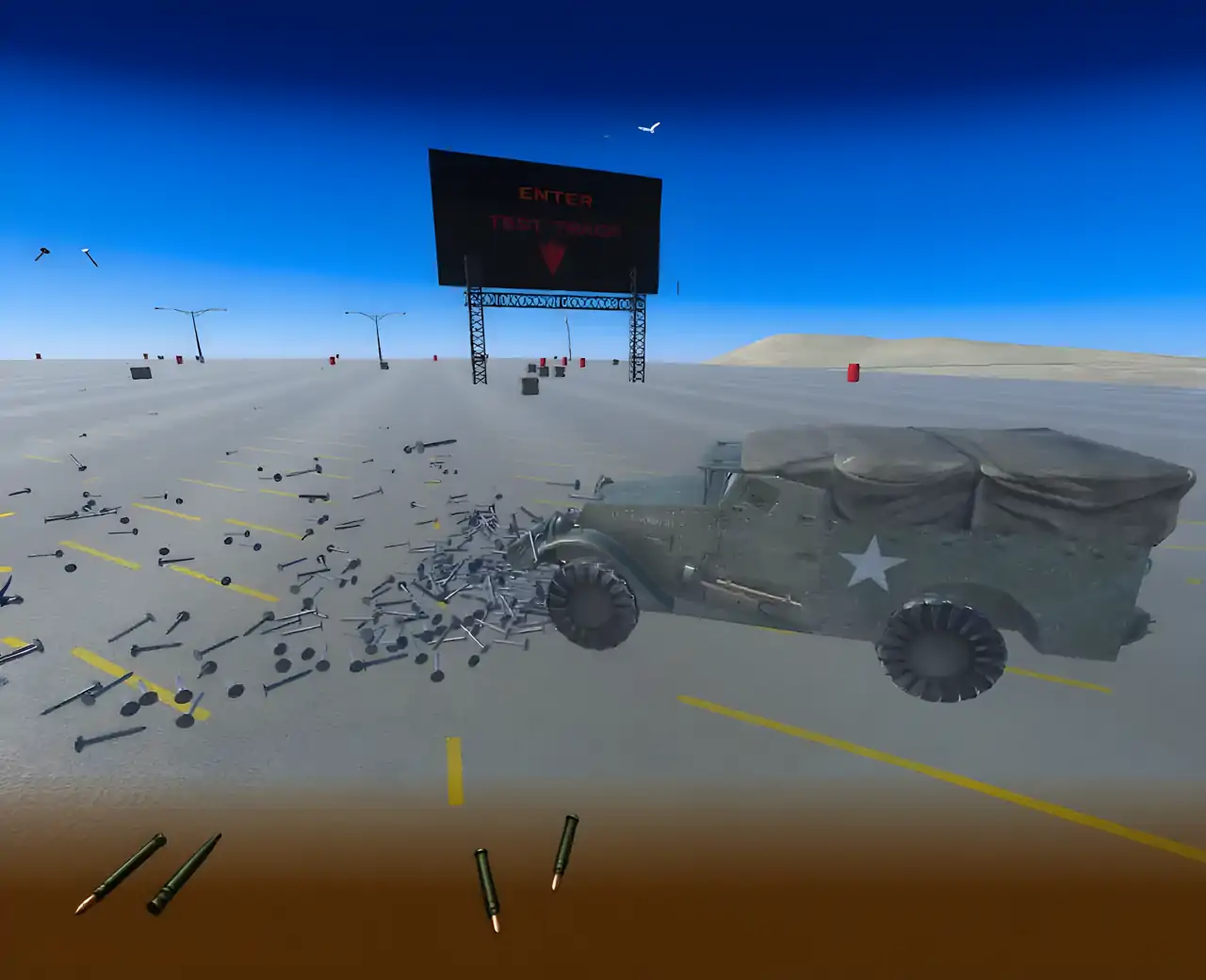 梁驱动车撞击模拟器死亡引擎