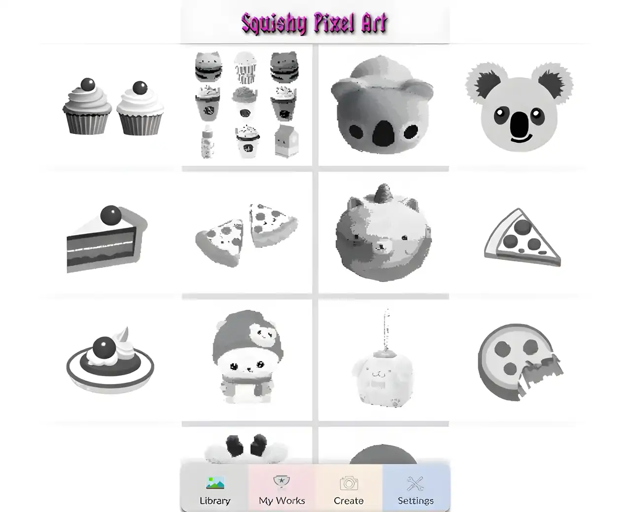 为黏糊糊的像素艺术着色