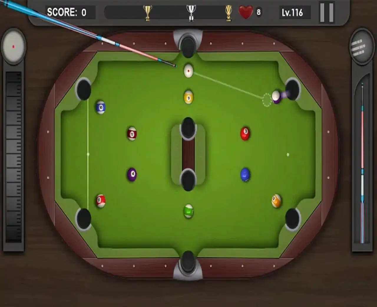 台球教练-8球池