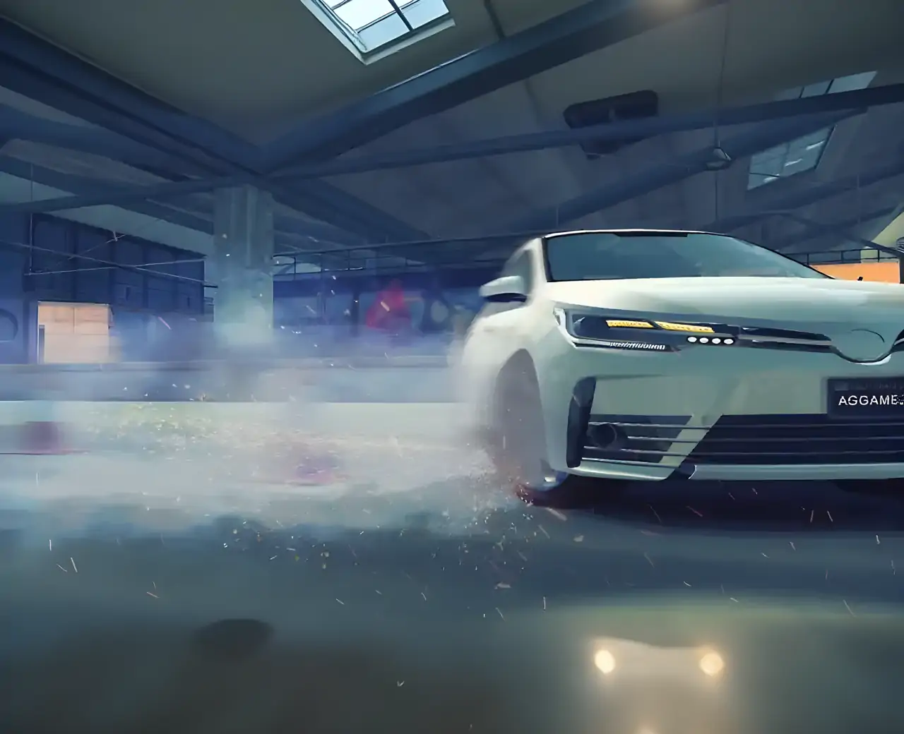 花冠驾驶和比赛