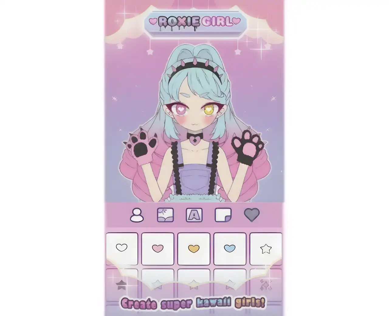 RoxieGirl：打扮女孩头像制作游戏