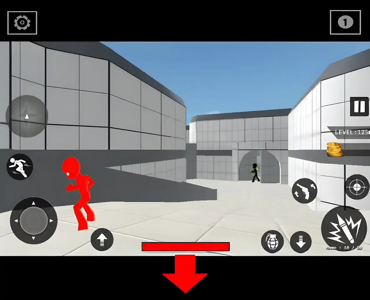 火柴人柜台射击