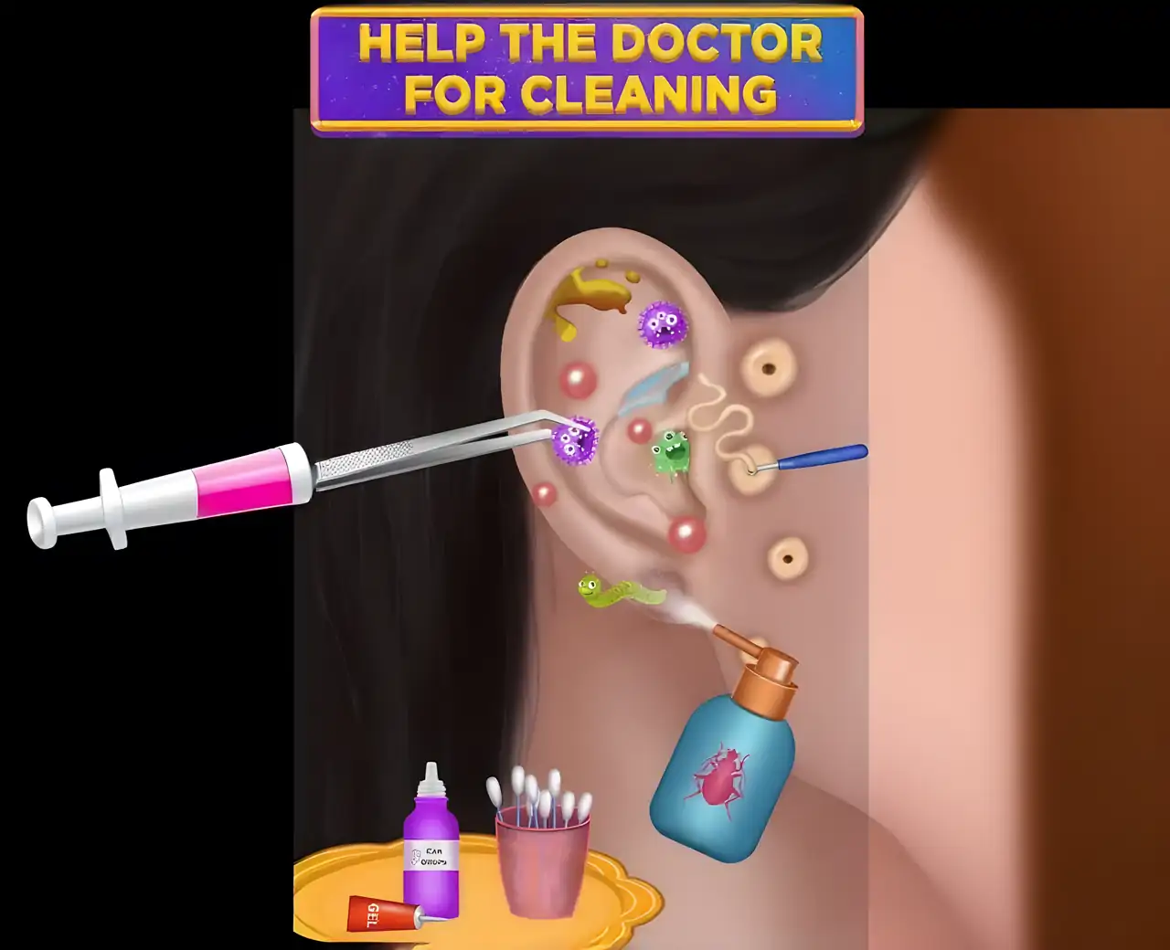 ASMR耳朵沙龙：化妆游戏