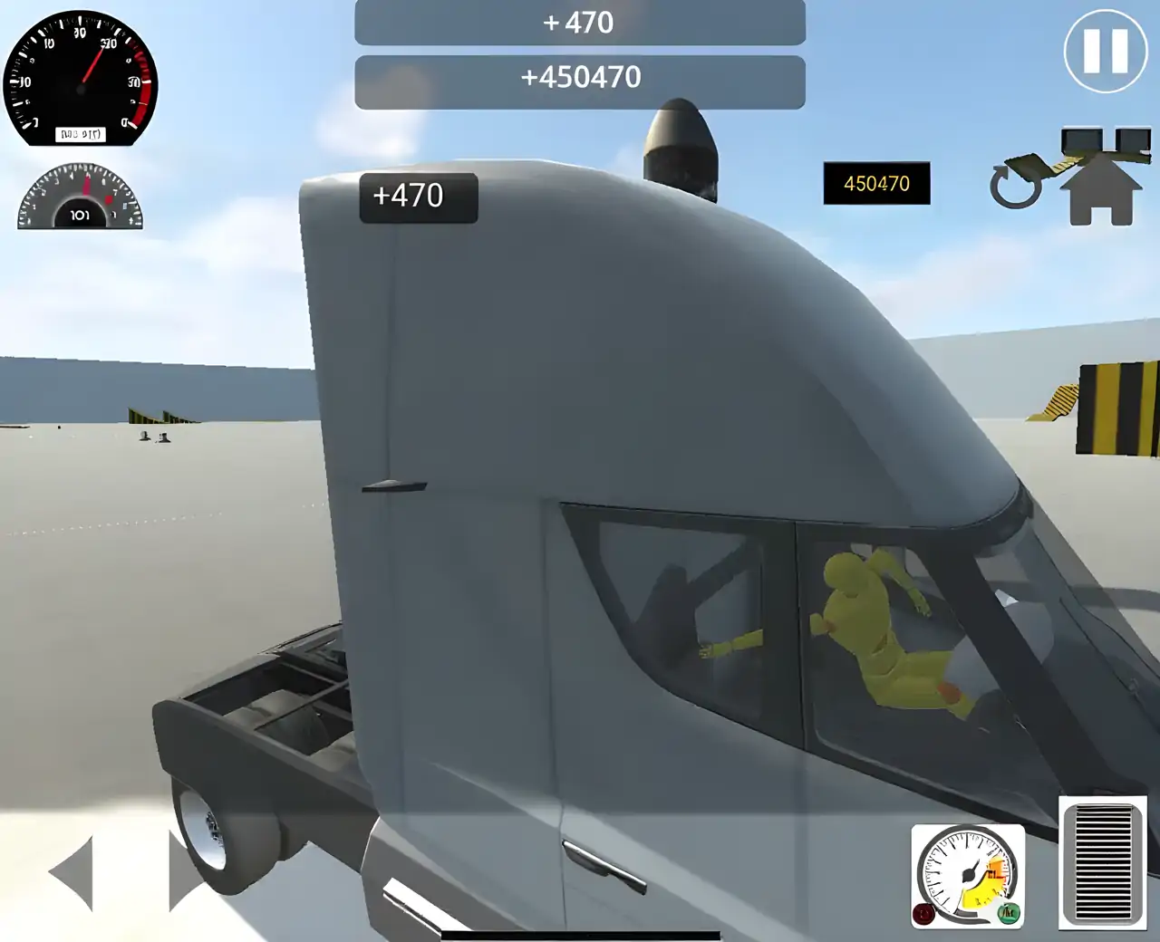 安全气囊和布娃娃车祸模拟