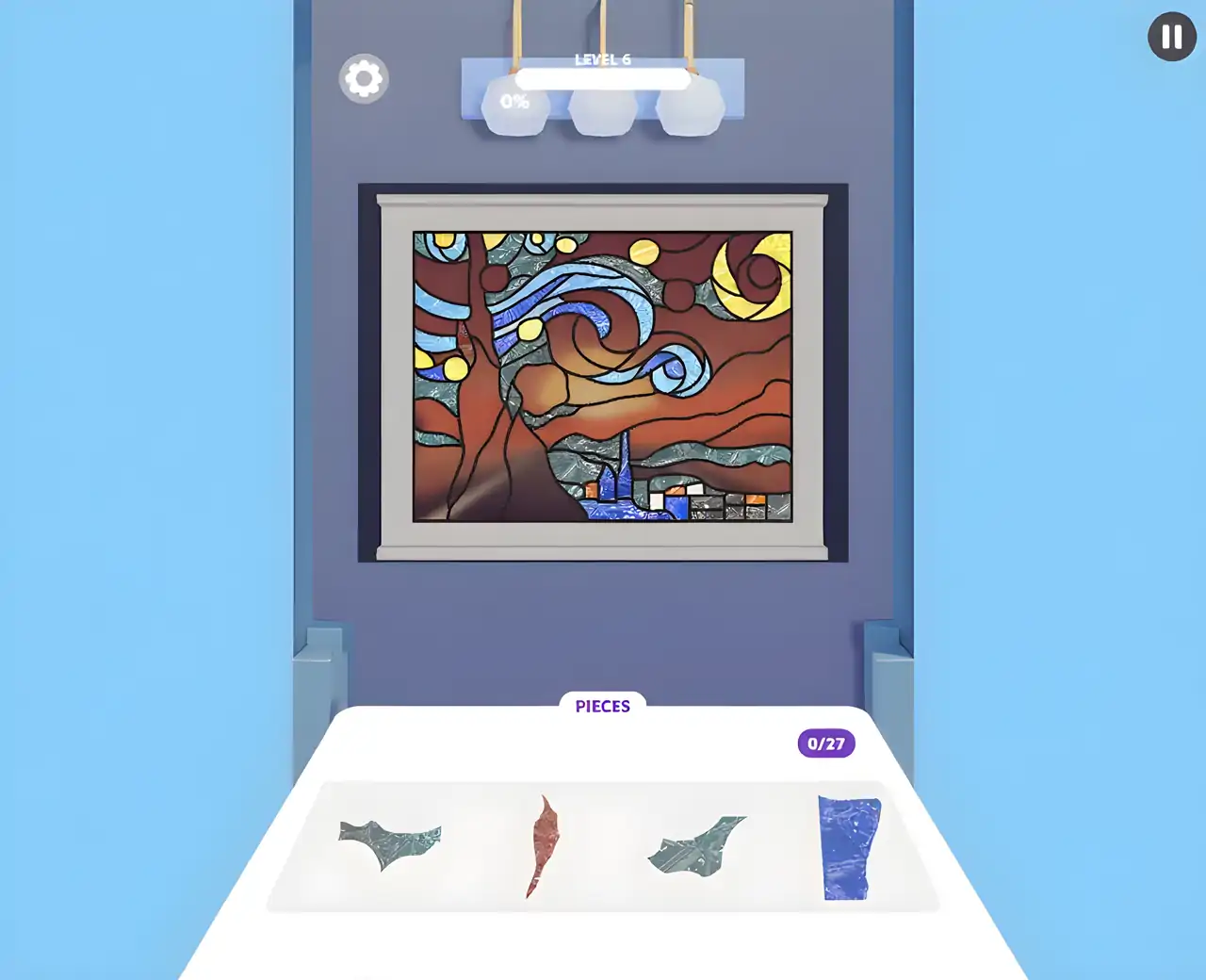 玻璃艺术拼图马赛克拼图