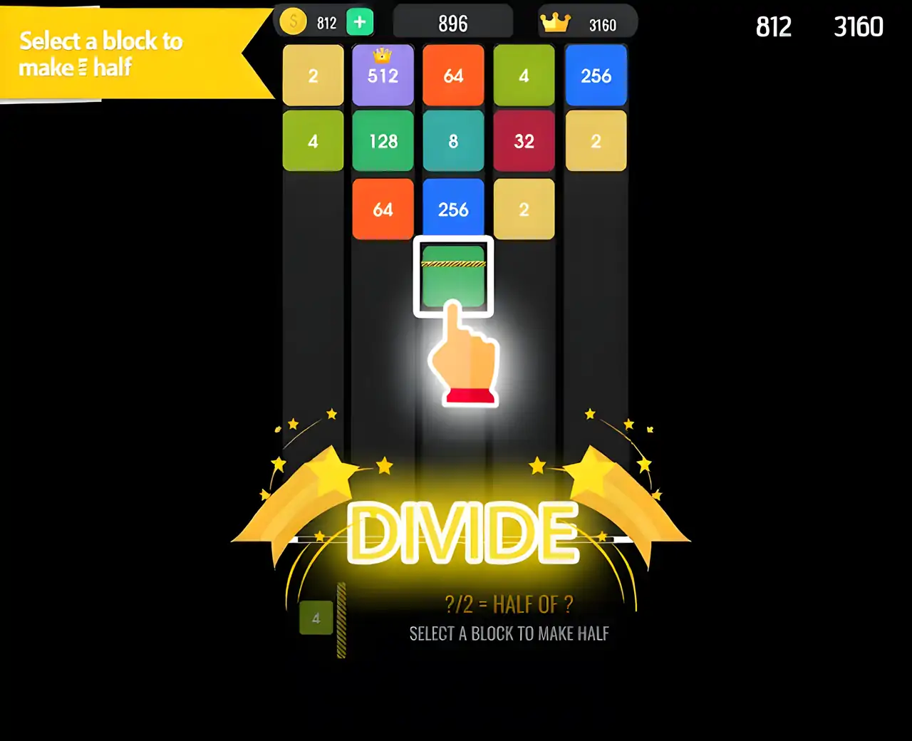 2048谜题：数字合并