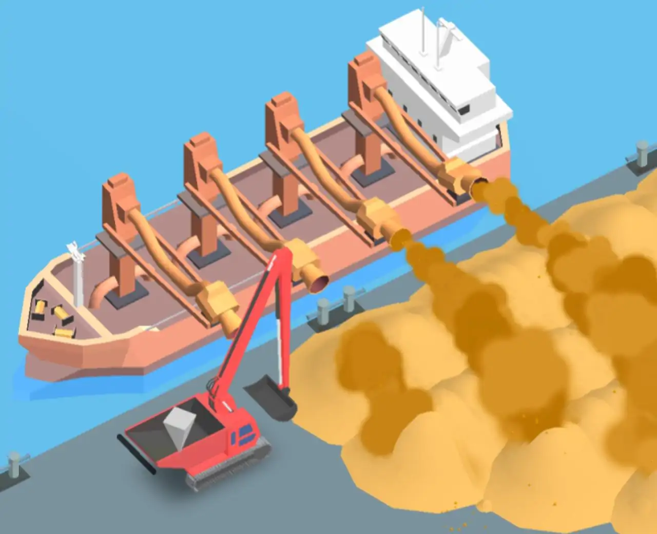 挖沙工厂模拟器