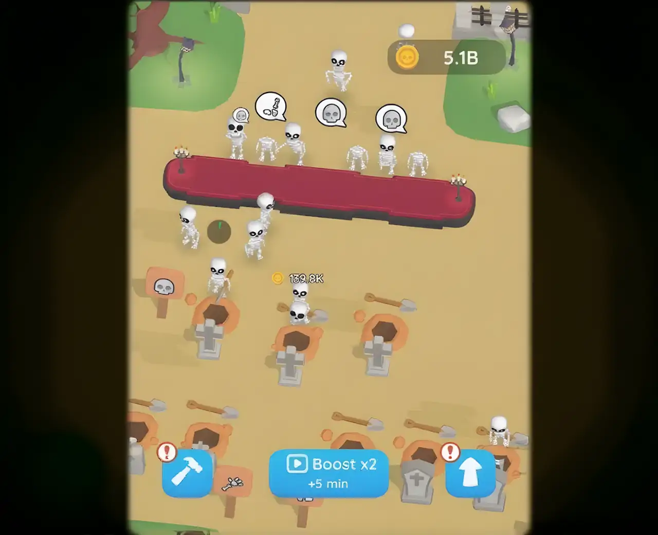 墓地收获