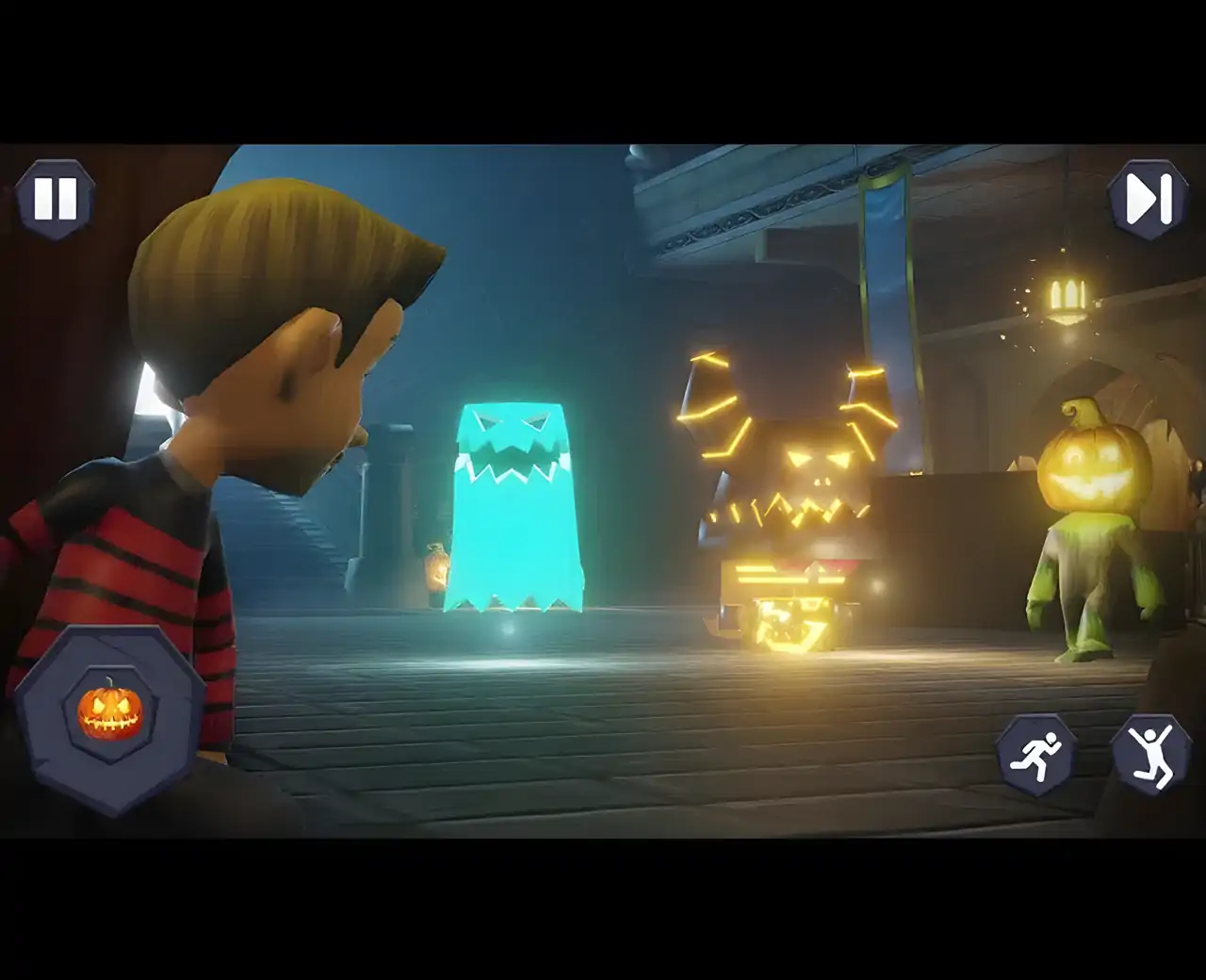 可怕的万圣节鬼屋-生存游戏3D