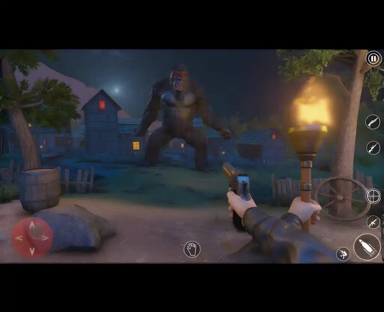 寻找大脚怪物射击