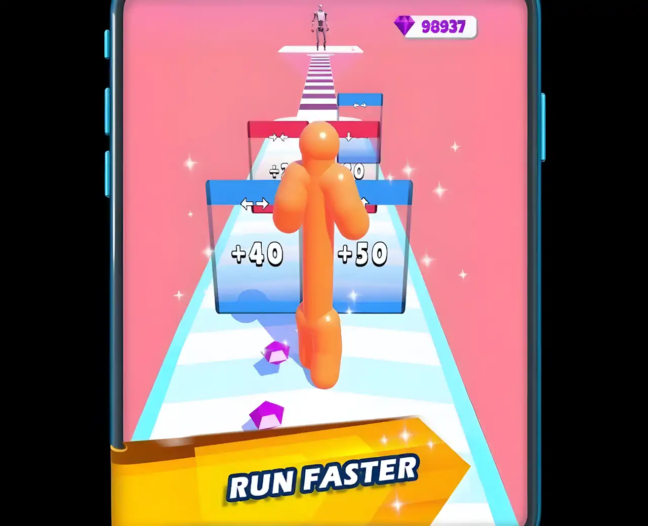 高个子跑3D跑步游戏